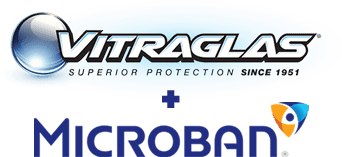 Hero Logos Microban Plus Vitraglas Stacked