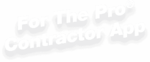 Type For The Pro Contractor App
